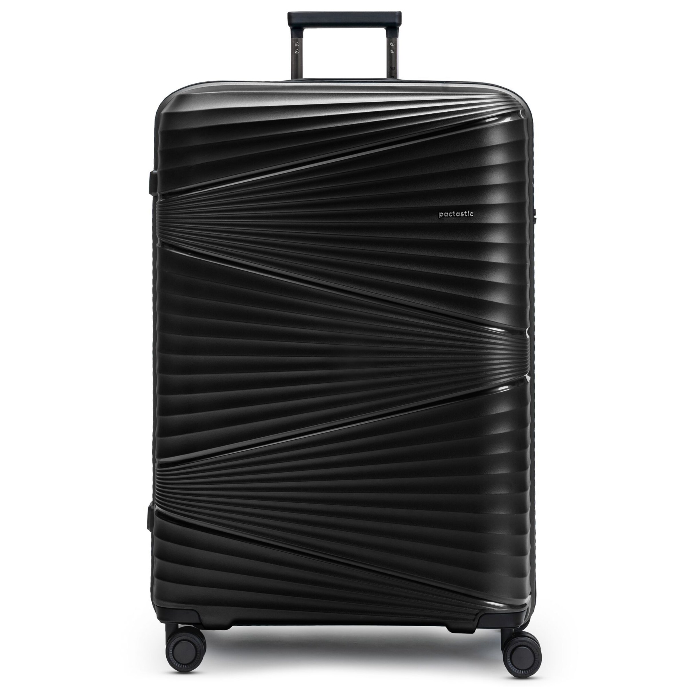 Pactastic Trolley 'The Large' in Schwarz: Vorderseite