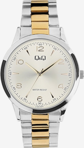 Q&Q Analog watch in Silver: front