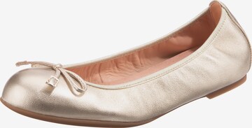 UNISA Ballet Flats in Gold: front
