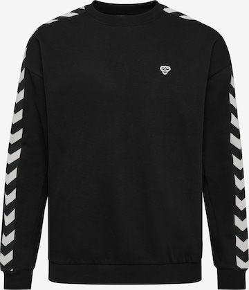 Hummel Sweatshirt in Zwart: voorkant