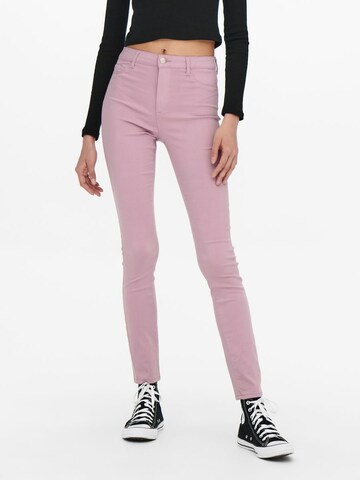 ONLY Jeggings in Pink: front