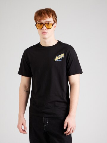 Volcom T-Shirt 'MEOW' in Schwarz
