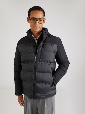 Veste d’hiver Karl Lagerfeld en noir : devant