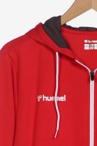 Hummel Sweatshirt & Zip-Up Hoodie in XL in Red