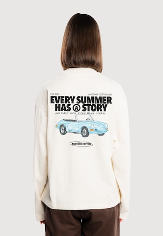 T-shirt 'Summer Story' Another Cotton Lab en blanc : devant
