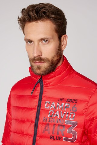 CAMP DAVID Jacke in Rot