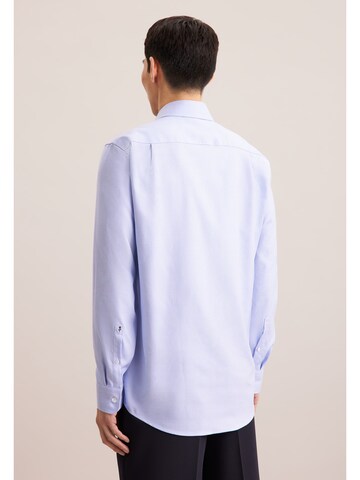 SEIDENSTICKER Regular Fit Businesshemd in Blau