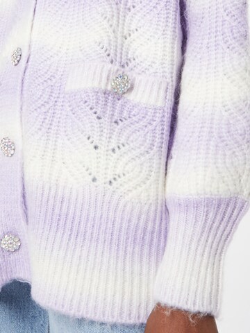 River Island Knit Cardigan in Purple