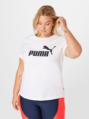 balts PUMA Sporta krekls: no priekšpuses