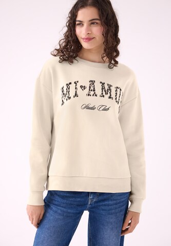 Street One Studio Sweatshirt in Beige: Vorderseite