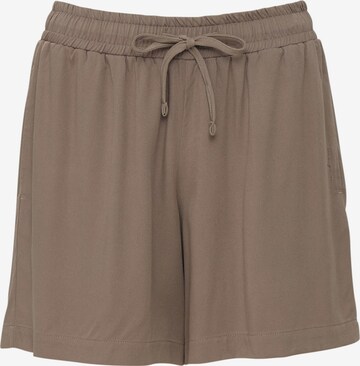mazine Loose fit Pants ' Palm Cove ' in Brown: front