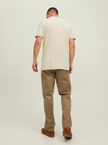 JACK & JONES T-Shirt 'Tropic' in Beige