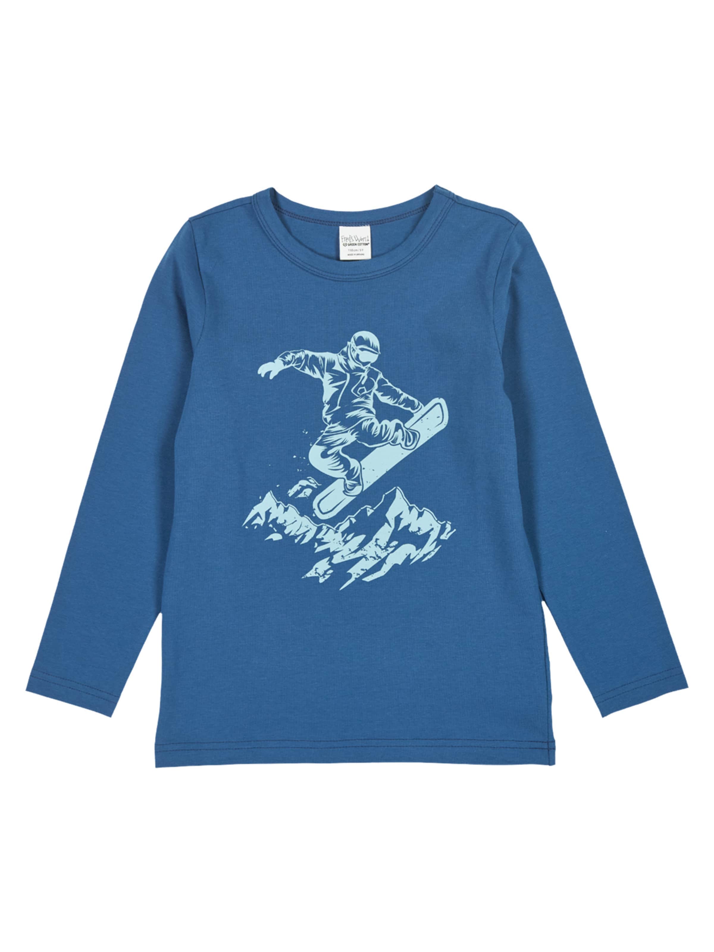 Fred's World by GREEN COTTON - Camisola em azul: frente