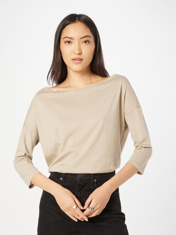 T-shirt Sisley en beige : devant