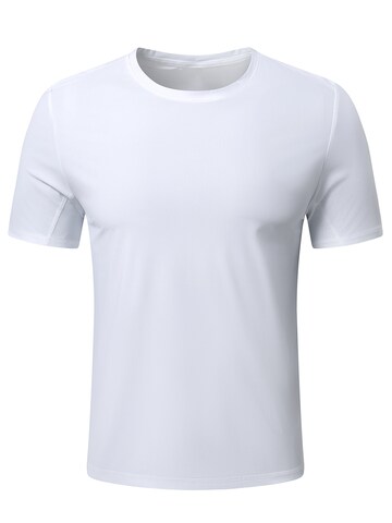 YOUTHUP Performance Shirt 'Lichtschein' in White
