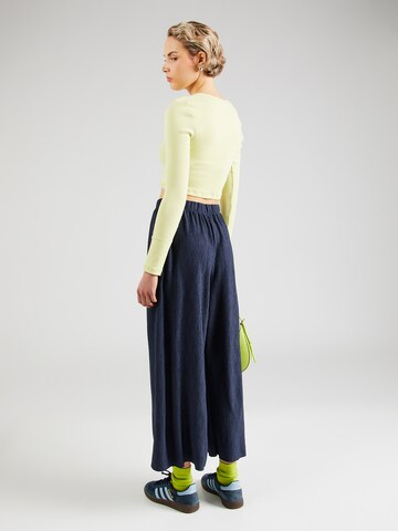 s.Oliver Wide leg Broek in Blauw