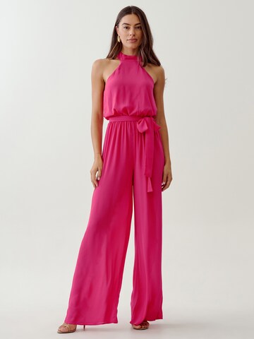 Tussah Jumpsuit 'SABRINA' i rosa: framsida