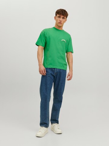 JACK & JONES Тениска 'Brink' в зелено