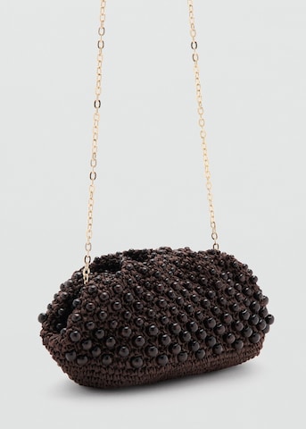 MANGO Clutch 'Puglia' in Brown