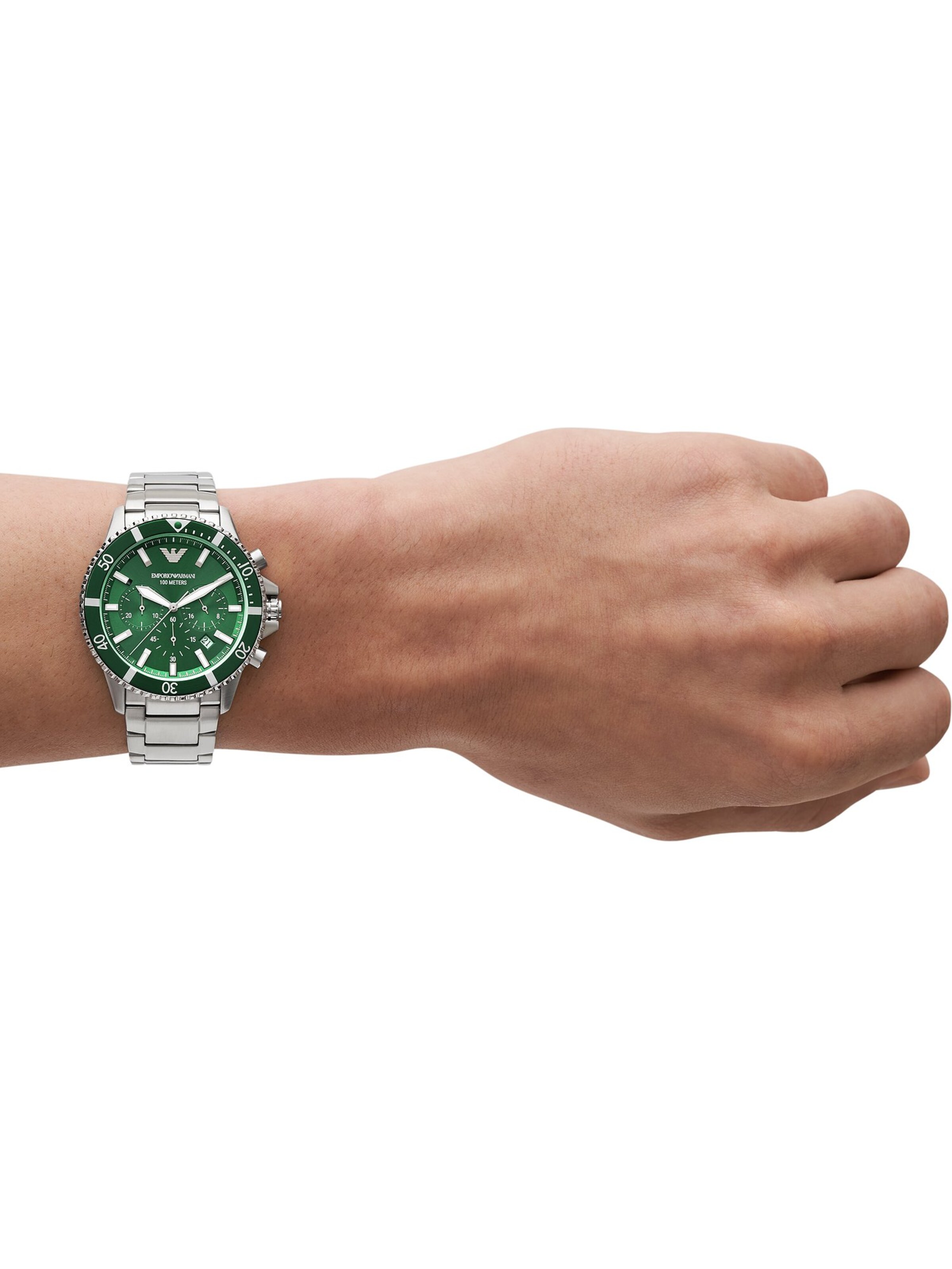Emporio Armani Analog watch in Silver: front