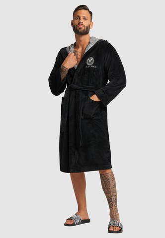 Carlo Colucci Long Bathrobe 'Como' in Black