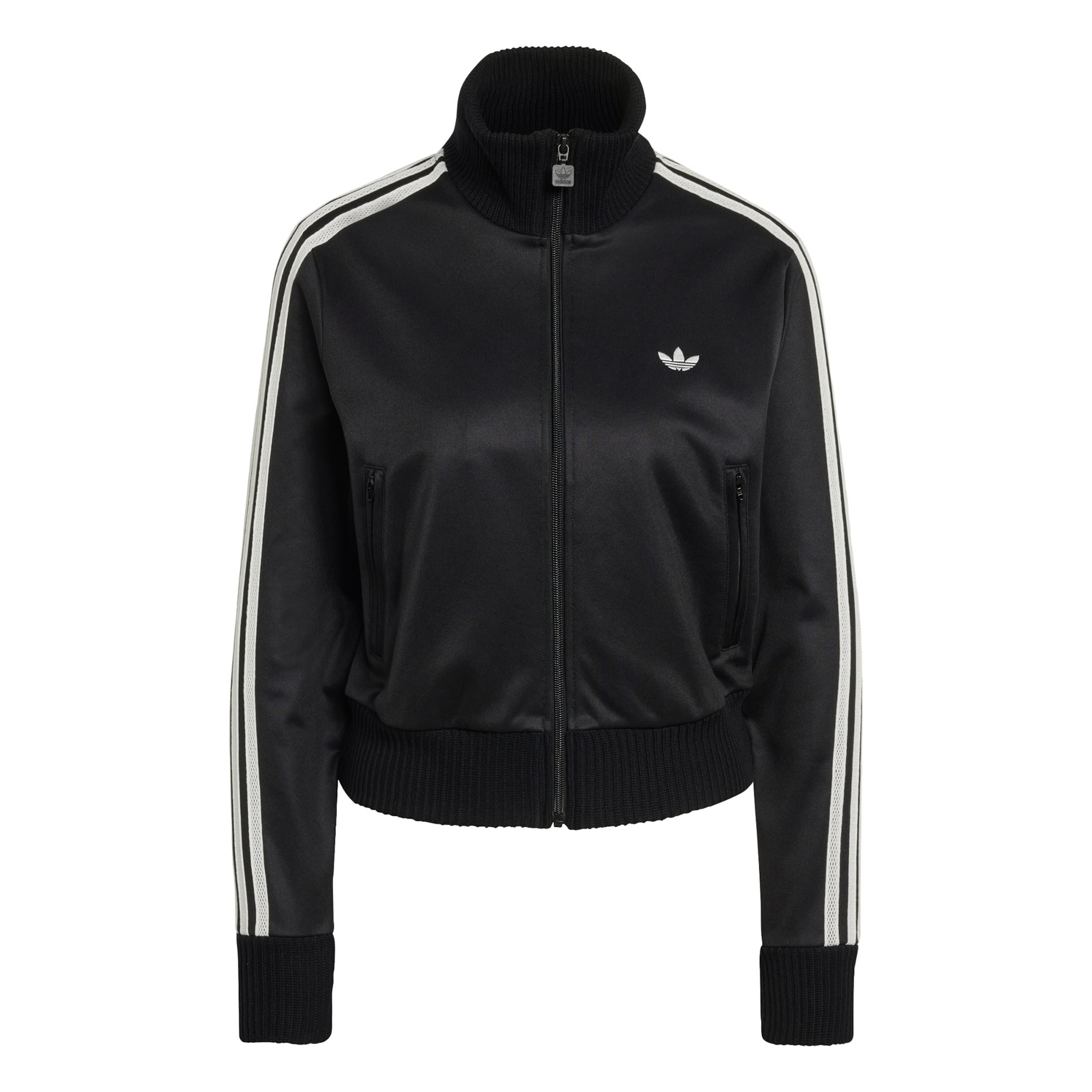 ADIDAS ORIGINALS Sweatvest 'Firebird' in Zwart: voorkant