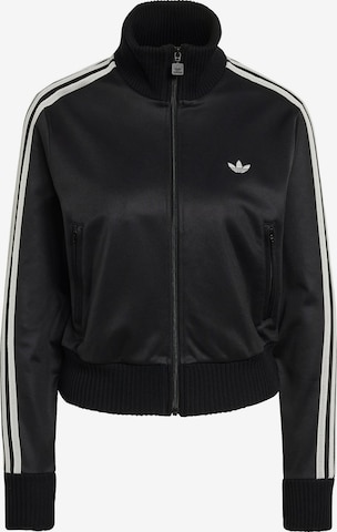 ADIDAS ORIGINALS Sweatvest 'Firebird' in Zwart: voorkant