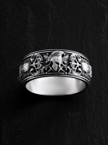 REYTEL Ring 'GLADIATOR. MEMENTO MORI' in Zilver