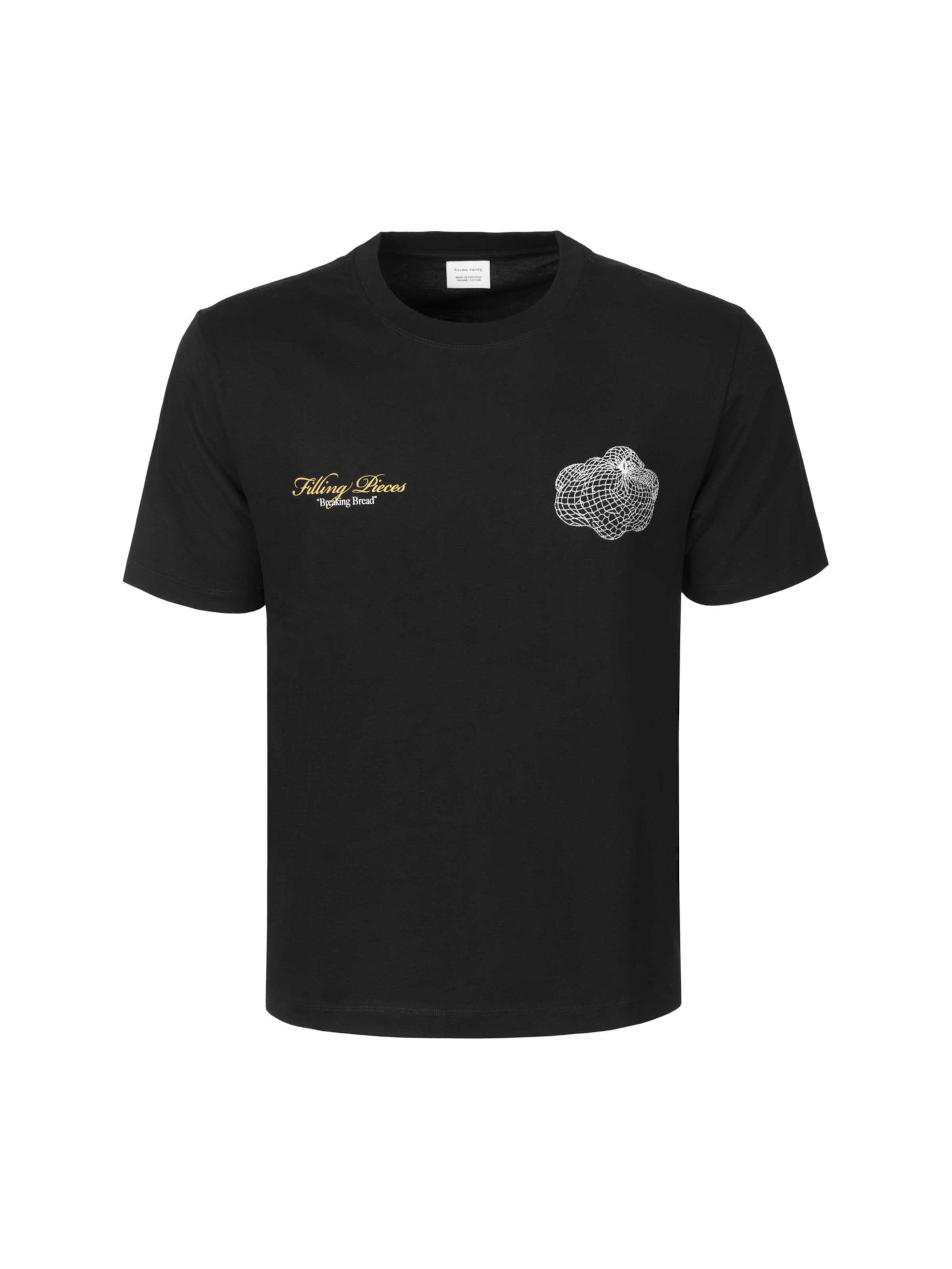 Maglietta 'Citrus' di Filling Pieces in nero: frontale