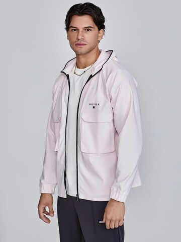 SikSilk Tussenjas in Roze: voorkant