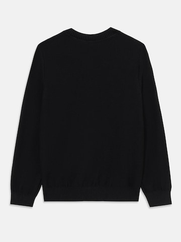 Calvin Klein Pullover 'LOGO LABEL' in Schwarz