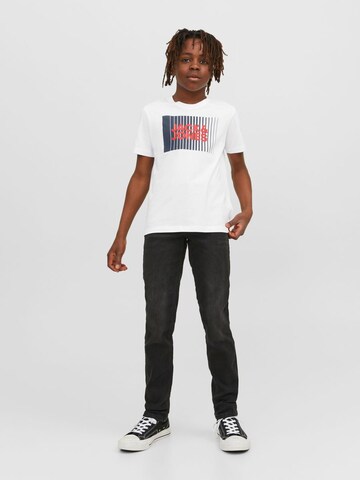 Tricou de la Jack & Jones Junior pe alb