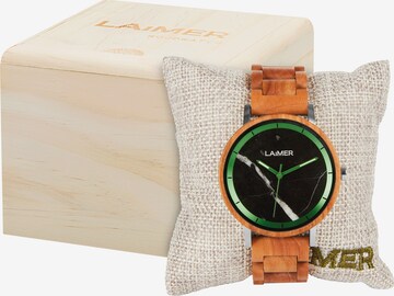 LAiMER Analog Watch 'Luca' in Brown