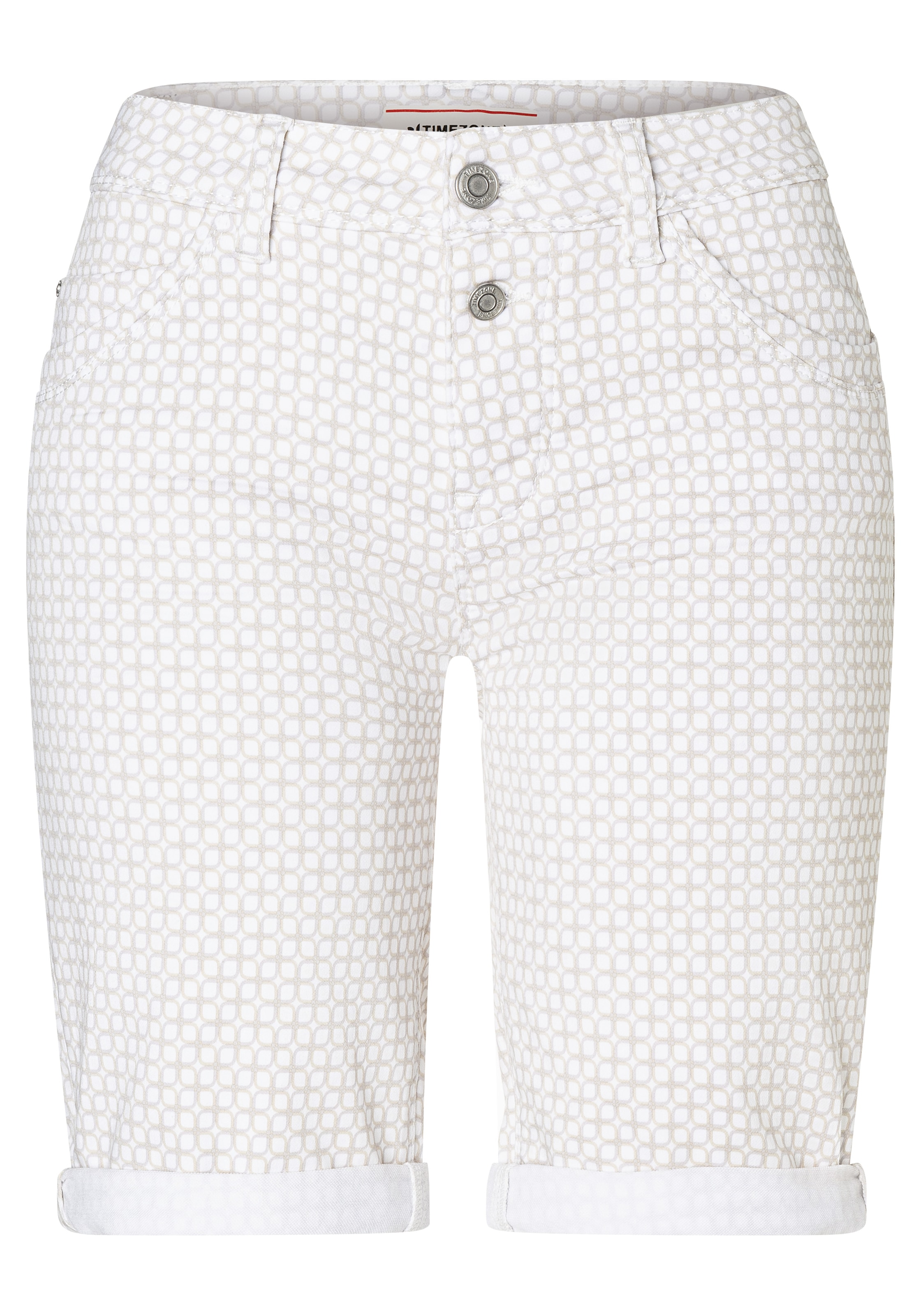 TIMEZONE Shorts 'Nali' in Weiß: Vorderseite