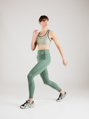 MAMMUT Skinny Workout Pants 'Massone' in Green