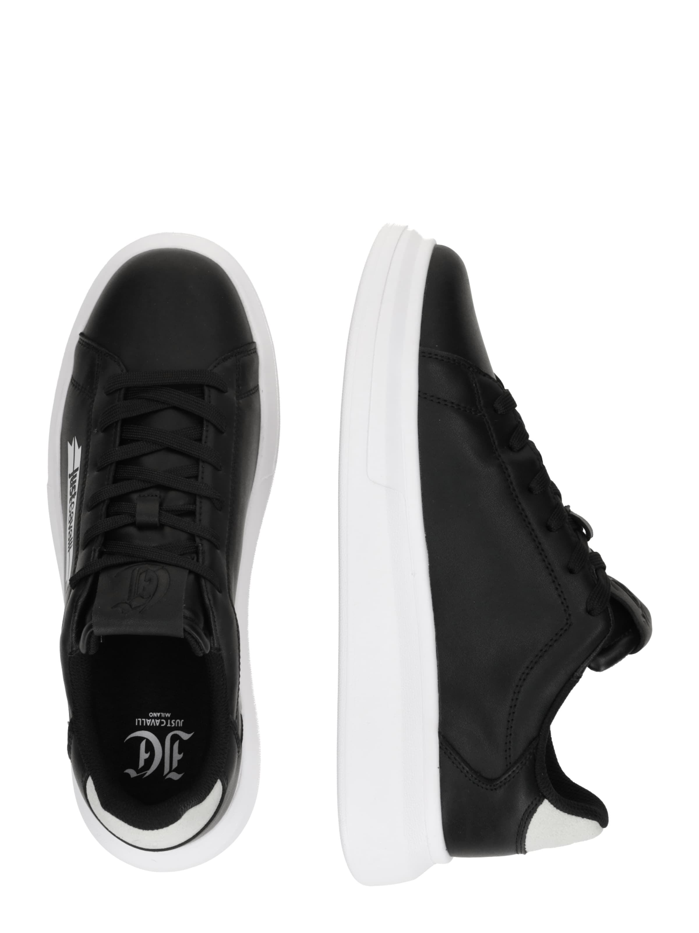 Just Cavalli Низкие кроссовки 'FONDO URSA DIS. 2' в Черный