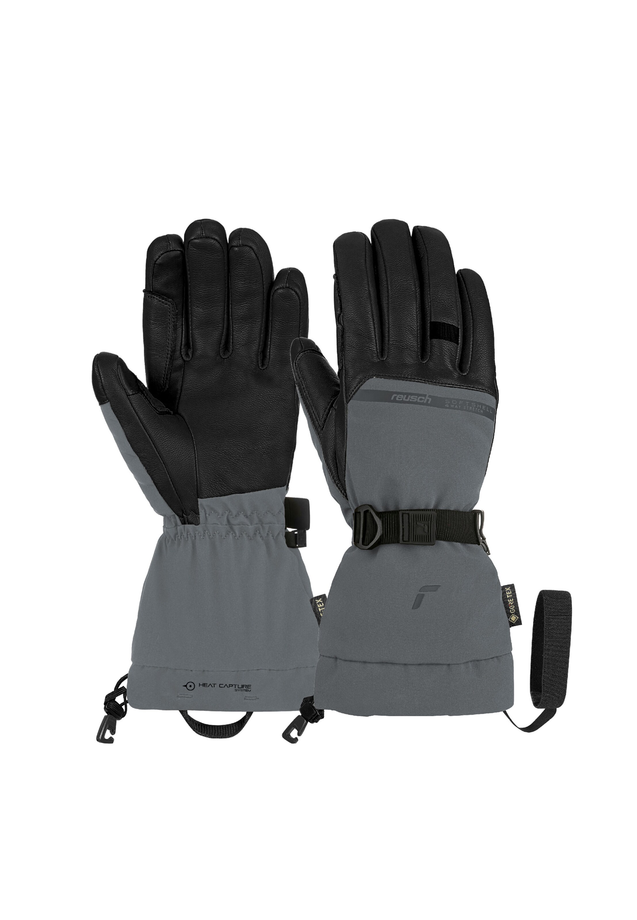 REUSCH Sports gloves 'Discovery' in Grey: front