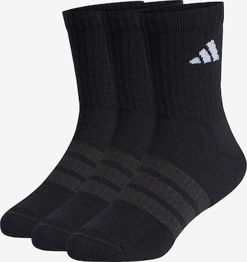 ADIDAS PERFORMANCE Athletic Socks in Black: front