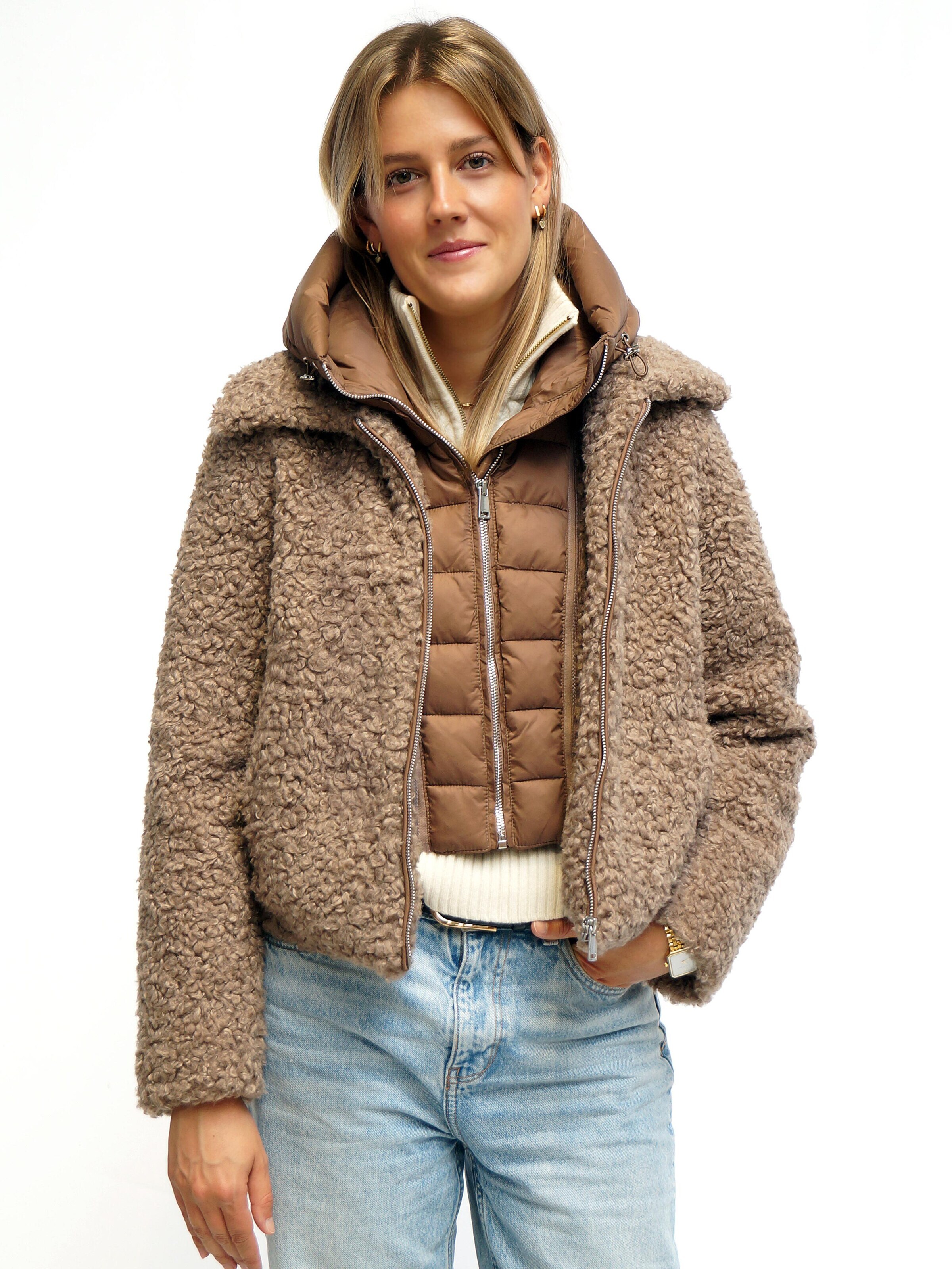 Funk since 1776 Winter Jacket in Brown: front