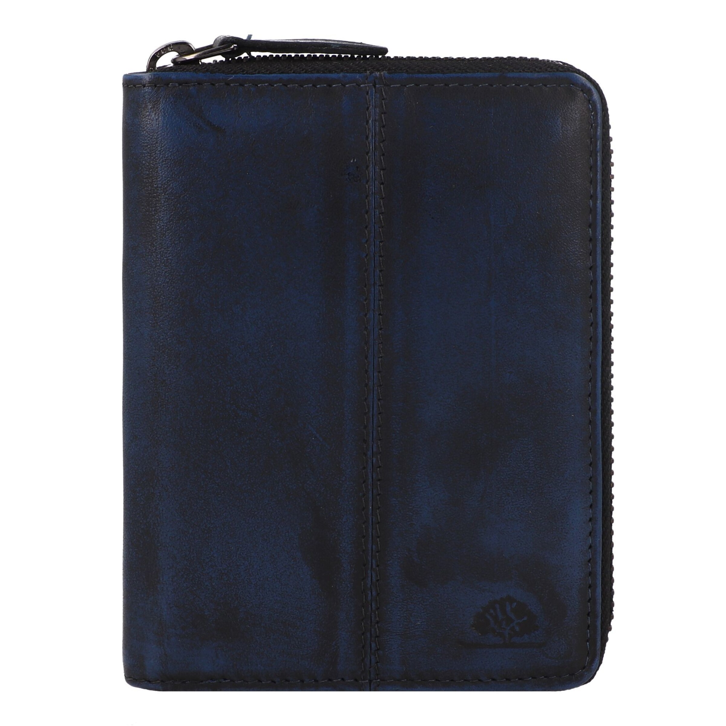 GREENBURRY Wallet 'Destressed' in Blue: front
