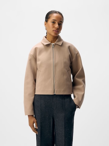 Veste mi-saison OBJECT en beige : devant