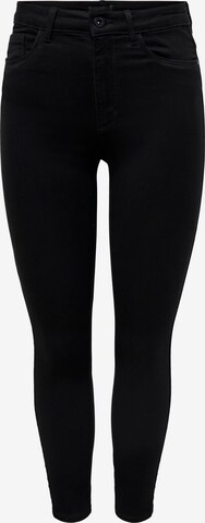 Only Petite Skinny Jeans 'ROYALE' i sort: forside