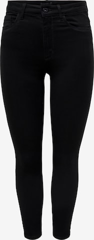 Only Petite Skinny Jeans 'ROYALE' in Zwart: voorkant