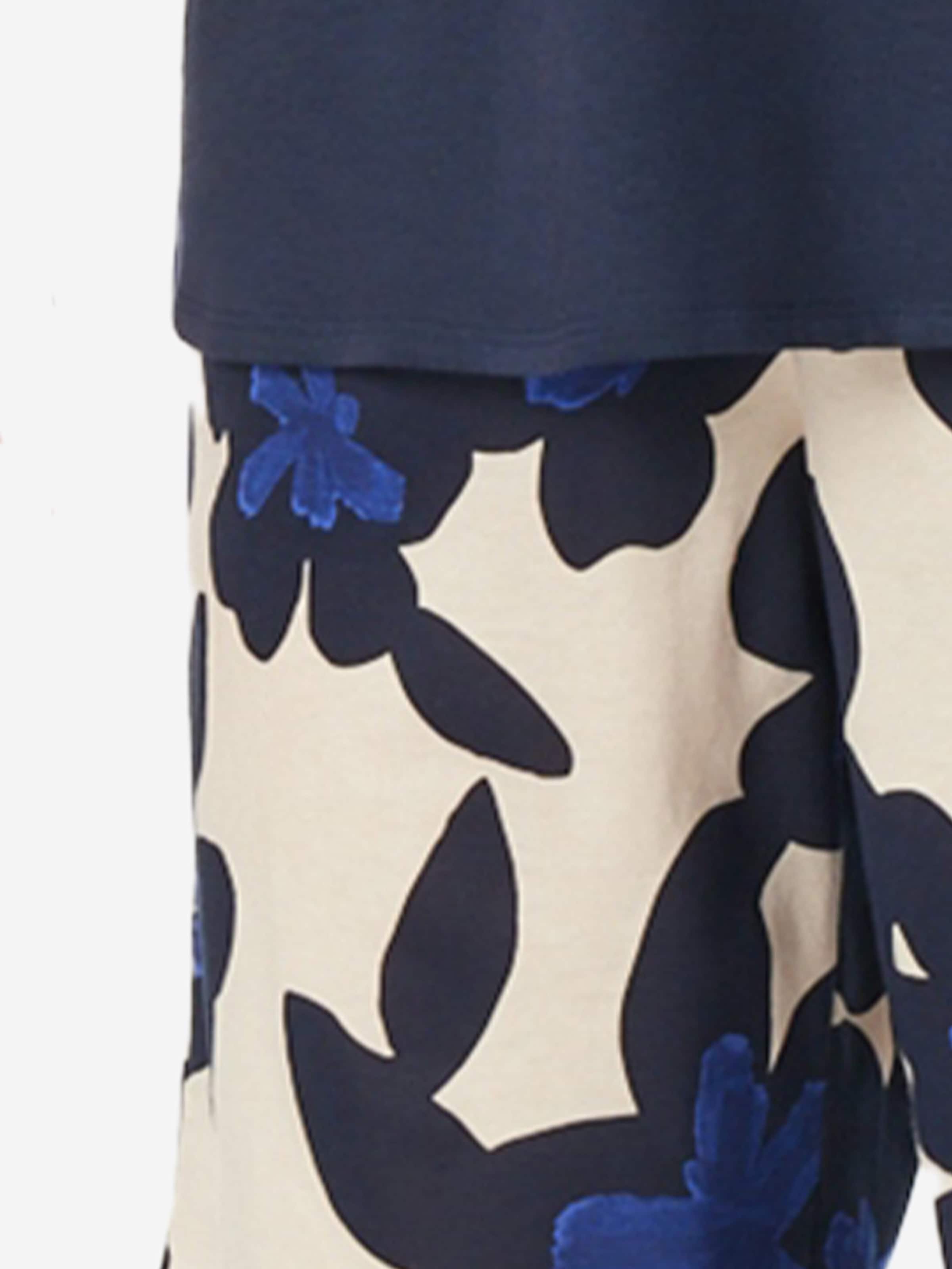 SCHIESSER - Pijama 'Comfort Nightwear ' en azul