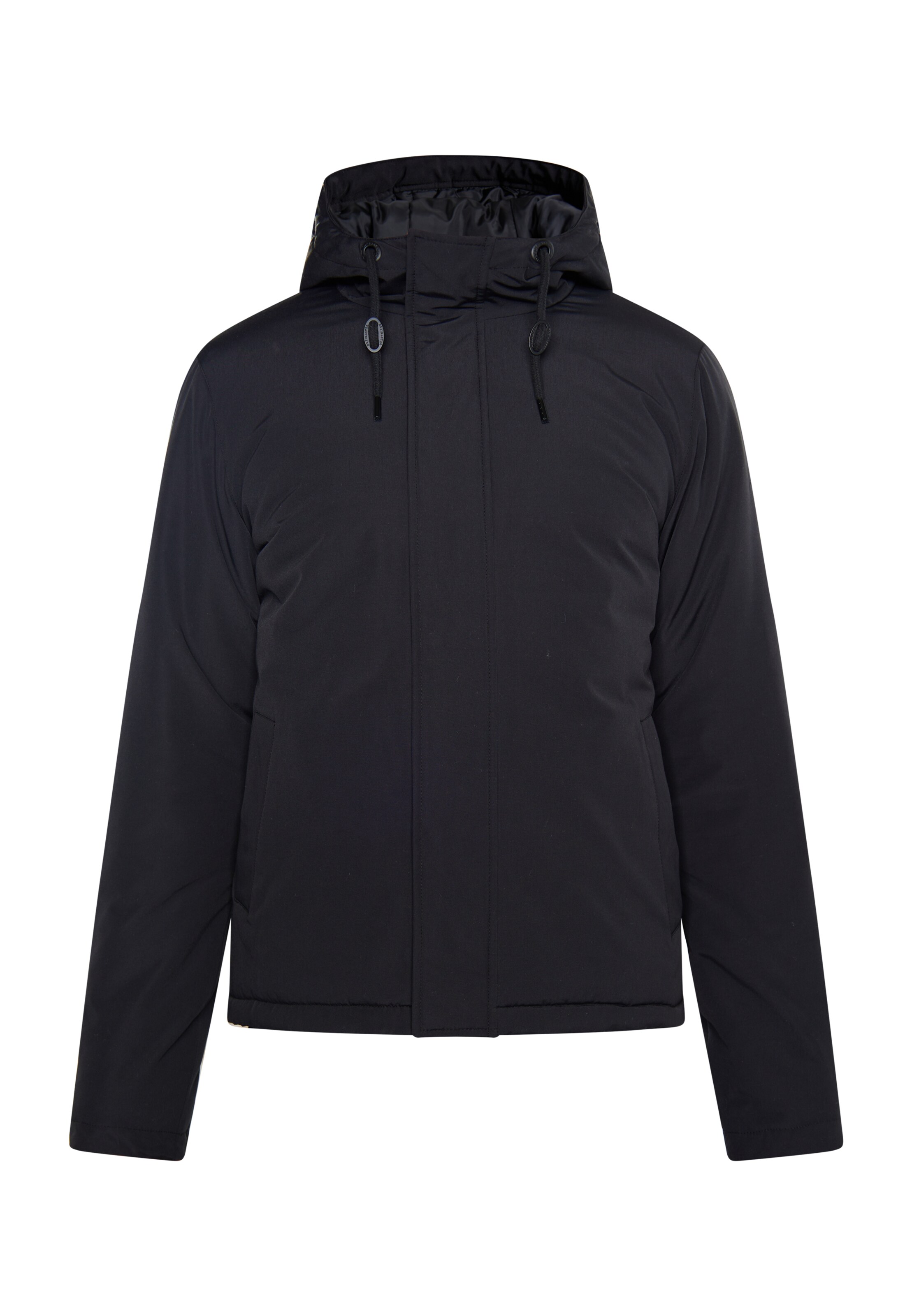 DreiMaster Klassik Winterjas in Zwart: voorkant