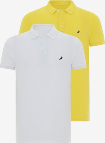 T-Shirt Moxx Paris en jaune : devant