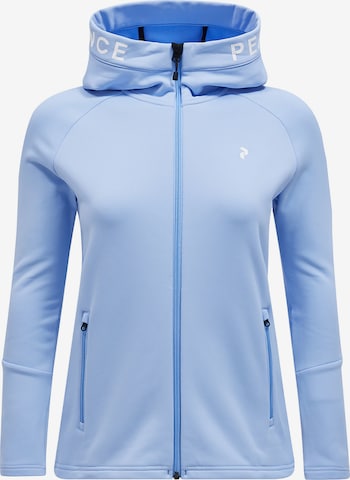 PEAK PERFORMANCE Outdoor Jacket 'Rider' in Blue: front