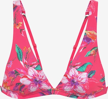 LASCANA - Triángulo Top de bikini en rosa: frente