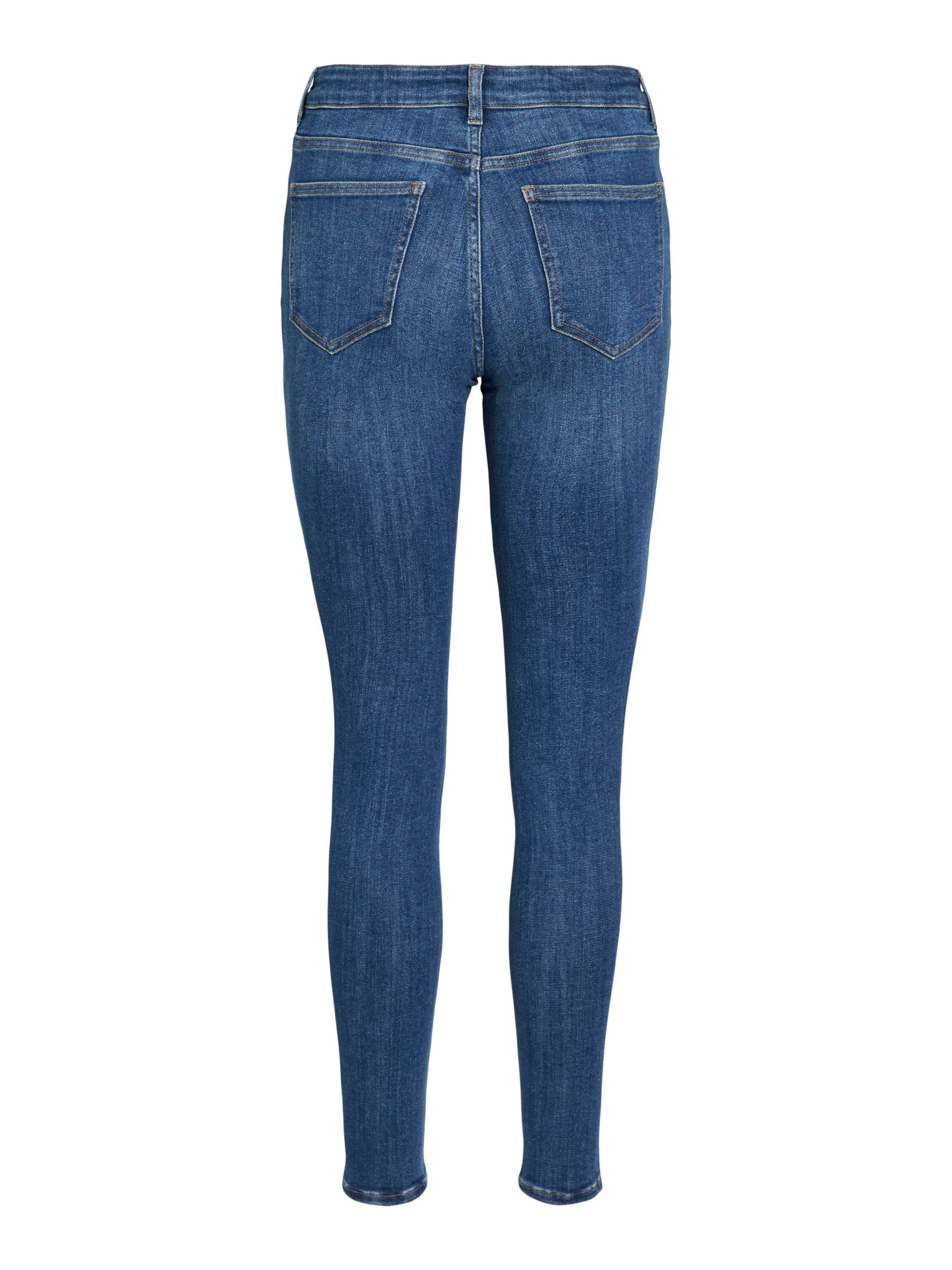 VILA Скинни Джинсы 'VISarah' в Синий