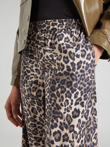 modström Wide leg Byxa 'Mood' i brun